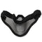 Half Face Mesh Mask Steel Hunting Tactical Protective Airsoft Motorcycle Outdoor