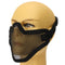 Half Face Mesh Mask Steel Hunting Tactical Protective Airsoft Motorcycle Outdoor
