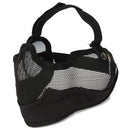 Steel Paintball Airsoft CS War Game Half Face Mesh Protection Mask