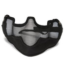 Steel Paintball Airsoft CS War Game Half Face Mesh Protection Mask