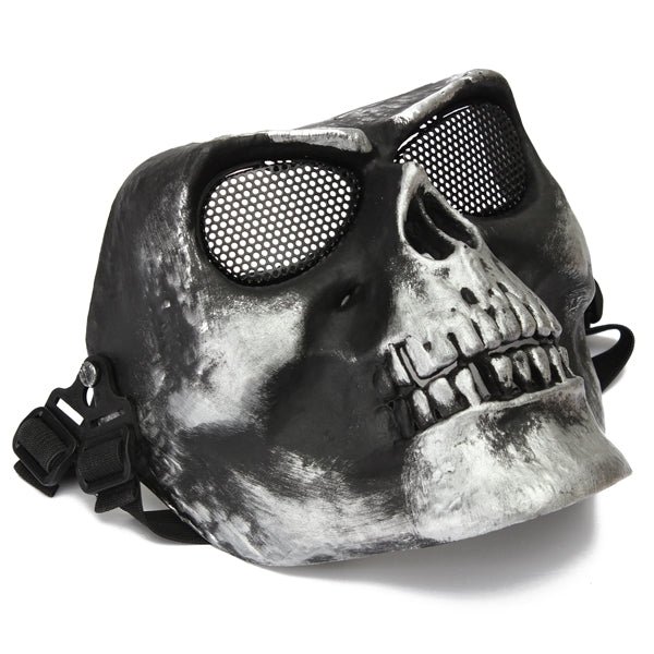 Death Skull Bone Airsoft Full Face Protective Safety Mask