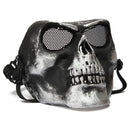 Death Skull Bone Airsoft Full Face Protective Safety Mask