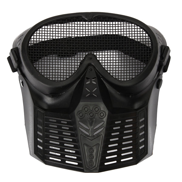 Hunting Biker Airsoft Paintball Tactical Full Face Guard Mesh Mask