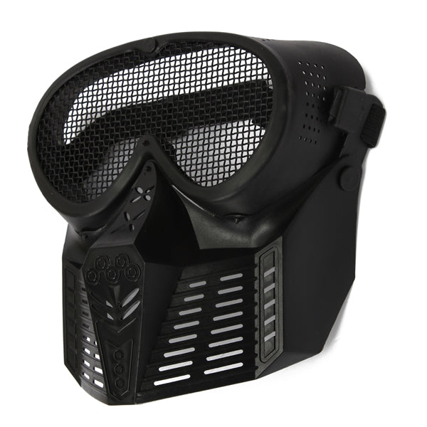 Hunting Biker Airsoft Paintball Tactical Full Face Guard Mesh Mask