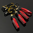 4pcs 9LEDs Universal Motorcycle Turn Signal Indicators Light Lamp
