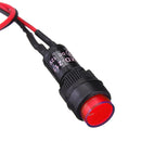 2pcs 10mm Universal LED Indicator Dash Panel Warning Light Lamp