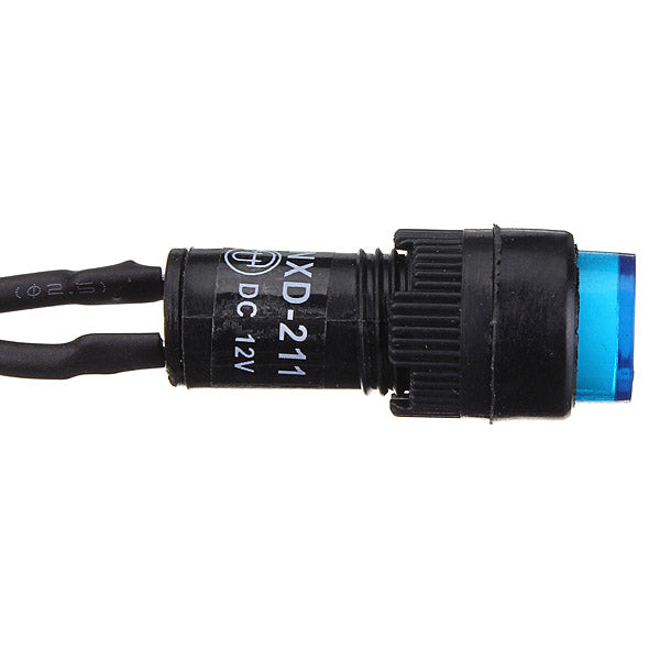 10X10mm Universal LED Indicator Dash Panel Warning Light Lamp