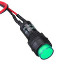 2X10mm Universal LED Indicator Dash Panel Warning Light Lamp