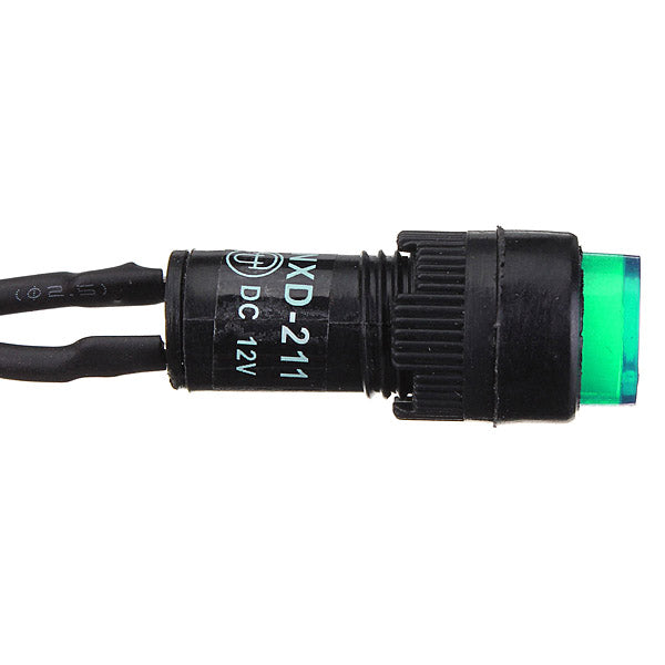 10X10mm Universal LED Indicator Dash Panel Warning Light Lamp