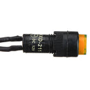 10X10mm Universal LED Indicator Dash Panel Warning Light Lamp