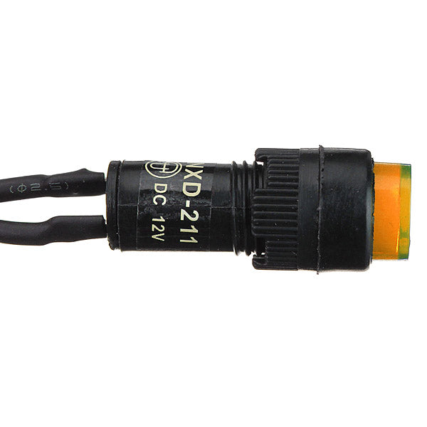 10X10mm Universal LED Indicator Dash Panel Warning Light Lamp