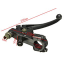 Universal 7/8 22mm Motorcycle Handlebar Brake Lever Master Left Side With Mirror Holder