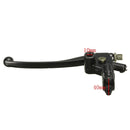 Universal 7/8 22mm Motorcycle Handlebar Brake Lever Master Left Side With Mirror Holder