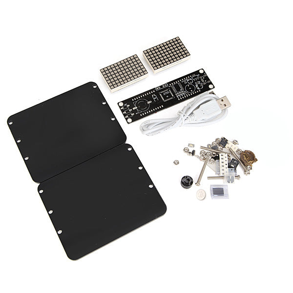 Geekcreit DIY C51 DS3231 Gravity Sensor LED Digital Phantom Desktop Clock Kit