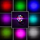 KD-12W 12 LED PAR Light Stage Light, with LED Display, Master / Slave / DMX512 / Auto Run Modes, EU Plug