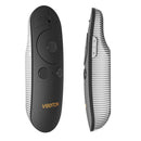 VIBOTON VMP07 2.4GHz Multimedia Presentation Remote PowerPoint Clicker Wireless Presenter Handheld Controller Flip Pen, Control Distance: 15m(Black)