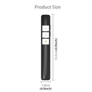 VIBOTON PP932 2.4GHz Multimedia Presentation Remote PowerPoint Clicker Flip Pen, 3 Keys, Control Distance: 100m(Black)