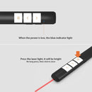 VIBOTON PP932 2.4GHz Multimedia Presentation Remote PowerPoint Clicker Flip Pen, 3 Keys, Control Distance: 100m(Black)