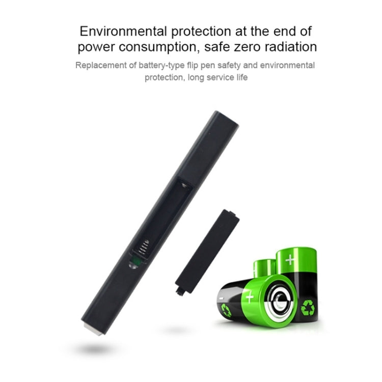 VIBOTON PP910 2.4GHz Multimedia Presentation Remote PowerPoint Clicker Handheld Controller Flip Pen with USB Receiver, Control Distance: 10m(Black)