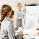 VIBOTON PP910 2.4GHz Multimedia Presentation Remote PowerPoint Clicker Handheld Controller Flip Pen with USB Receiver, Control Distance: 10m(Gold)