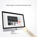 VIBOTON PP910 2.4GHz Multimedia Presentation Remote PowerPoint Clicker Handheld Controller Flip Pen with USB Receiver, Control Distance: 10m(Gold)