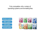 VIBOTON PP820A 2.4GHz Multimedia Presentation Remote PowerPoint Clicker Handheld Controller Flip Pen with USB Receiver, Control Distance: 15m(Black)