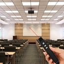 VIBOTON PP820A 2.4GHz Multimedia Presentation Remote PowerPoint Clicker Handheld Controller Flip Pen with USB Receiver, Control Distance: 15m(Black)