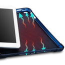 Litchi Texture Flip Leather Case for iPad 9.7(2017) / 9.7(2018)/ Air2 / Air, with Three-folding Holder & Pen Slots(Rose Gold)