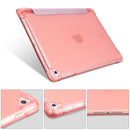 Litchi Texture Flip Leather Case for iPad 9.7(2017) / 9.7(2018)/ Air2 / Air, with Three-folding Holder & Pen Slots(Rose Gold)