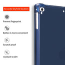 Litchi Texture Flip Leather Case for iPad 9.7(2017) / 9.7(2018)/ Air2 / Air, with Three-folding Holder & Pen Slots(Rose Gold)