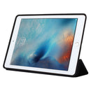 Horizontal Flip Solid Color Leather Case with Three-folding Holder & Wake-up / Sleep Function for iPad Pro 9.7 inch(Black)