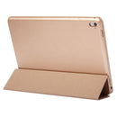 Horizontal Flip Solid Color Leather Case with Three-folding Holder & Wake-up / Sleep Function for iPad Pro 9.7 inch(Gold)