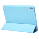 Horizontal Flip Solid Color Leather Case with Three-folding Holder & Wake-up / Sleep Function for iPad Pro 9.7 inch(Blue)