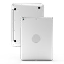 F19B for iPad 9.7 (2017/2018) & iPad Air & Air 2 & iPad Pro 9.7 & New iPad 9.7 inch (2017) Ultra-thin ABS Horizontal Flip Tablet Case + Bluetooth Keyboard(Silver)