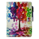 For iPad Pro 9.7 inch Butterfly Tree Pattern Horizontal Flip Leather Case with Holder & Wallet & Card Slots & Sleep / Wake-up Function & Pen Slot