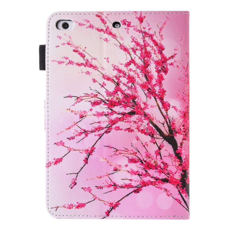 For iPad Air / iPad Air 2 Painting Peach Blossom Pattern Horizontal Flip Leather Case with Holder & Wallet & Card Slots & Pen Slot