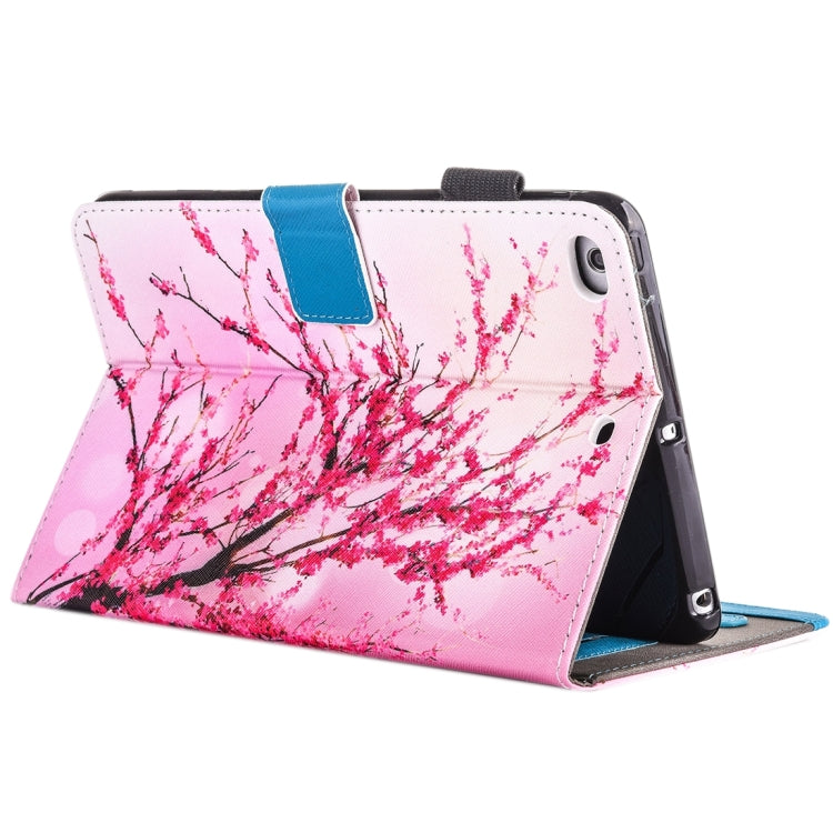 For iPad Air / iPad Air 2 Painting Peach Blossom Pattern Horizontal Flip Leather Case with Holder & Wallet & Card Slots & Pen Slot