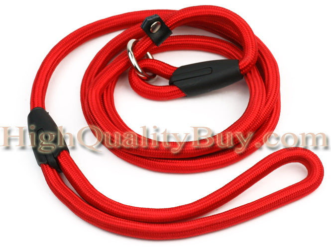 1 PC  Durable Pet Cute Dogs Red Nylon Adjustable Loop Slip Leash Rope Lead Hot