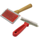 1x  Dog Cat Professional Grooming Long Hair Fur Rake Anti-static Brush Comb Hot