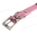 1 x Pet Dog Puppy Neck Ajustable Buckle Safety Collars Rhinestone Bow Design S