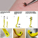 2Pcs Plastic Fleas Lice Hook Remover Tool For Horse Pet Cat Dog Pet