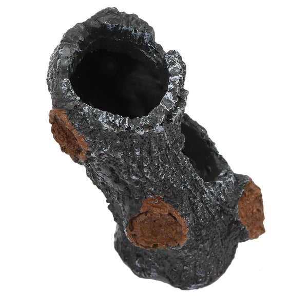 1 x Tree Aquarium Artificial Ornament Root Wood HIDE LOG -decor fish tanks Hot