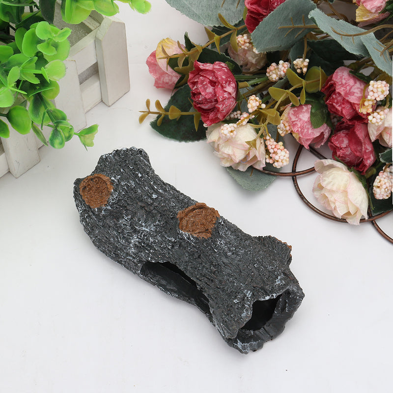 1 x Tree Aquarium Artificial Ornament Root Wood HIDE LOG -decor fish tanks Hot