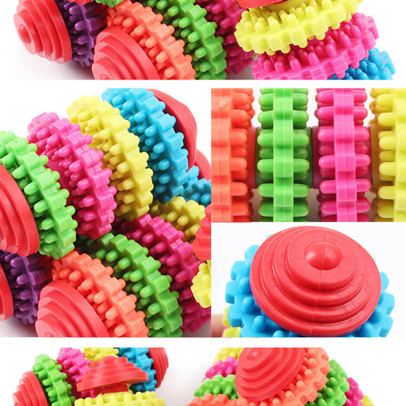 Colorful Seven Rings Wearable Dog Toys - Eco Friendly Dog Ball