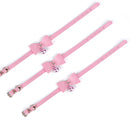 1 x Adjustable Cute Necktie Dog Cat Pet Collar Nylon Bell Kitten Candy Color Bow