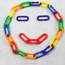 100x Durable Plastic Links C Chain For Birds Parrots Sugar Gliders Toys