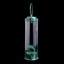 1pc Metal Hanging Wild Bird Feeder Garden Feeding Station Feeding Column Plastic