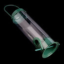 1pc Metal Hanging Wild Bird Feeder Garden Feeding Station Feeding Column Plastic
