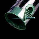 1pc Metal Hanging Wild Bird Feeder Garden Feeding Station Feeding Column Plastic