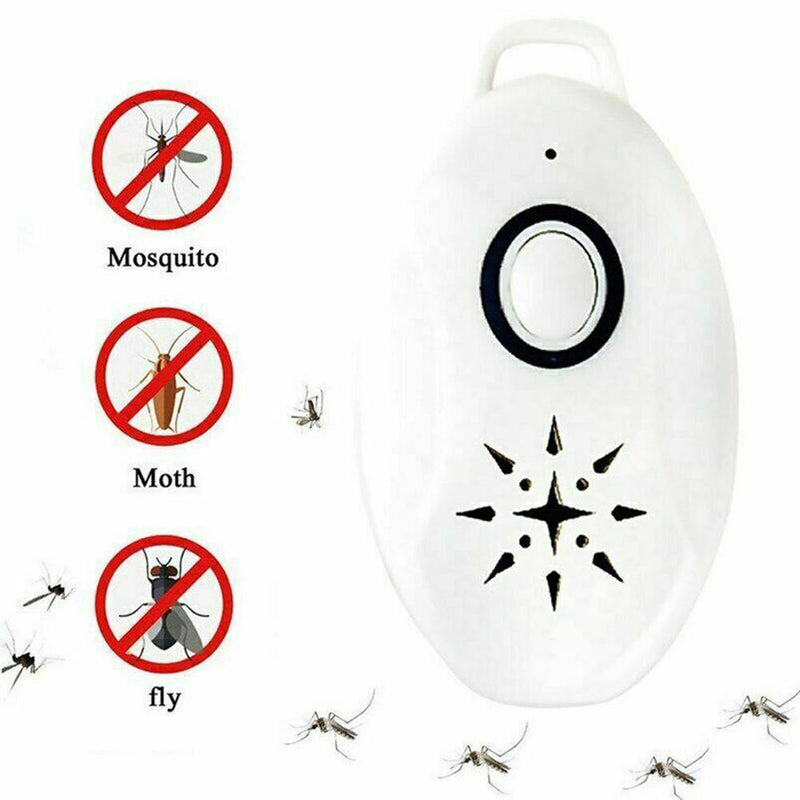 1 x White Flealess Ultrasonic Flea Tick Repeller Fit The Pets Supplies  Hot